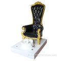 ensemble de chaise de pédicure spa fauteuil de trône de pédicure pour les ongles